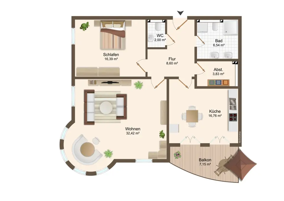 2 Zimmer Wohnung mit 88 m² in Wilhelmshaven – Bild 4