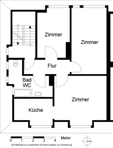 3 Zimmer Wohnung mit 68 m² in Bielefeld – Bild 2