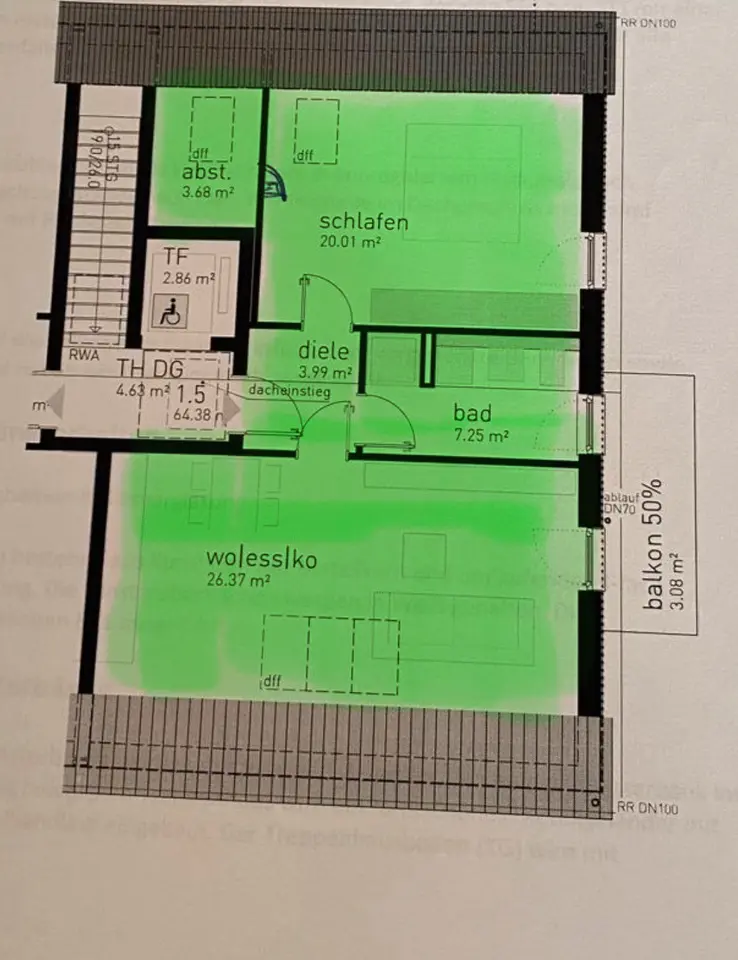2 Zimmer Wohnung mit 64 m² in Kelheim – Bild 5