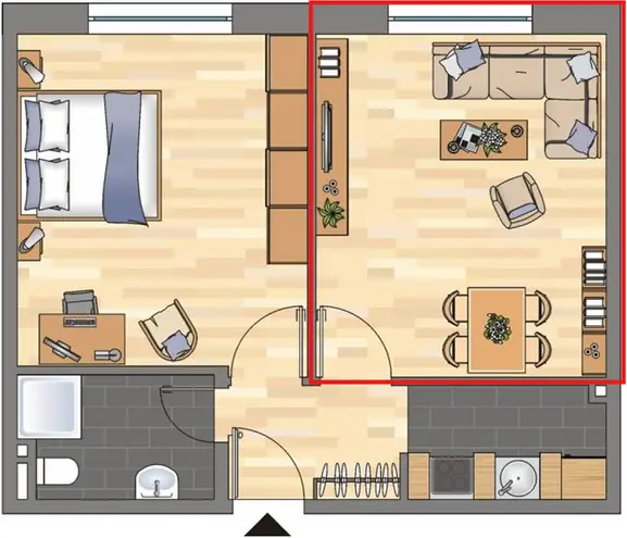 WG-Zimmer mit 20 m² in Oldenburg – Bild 2
