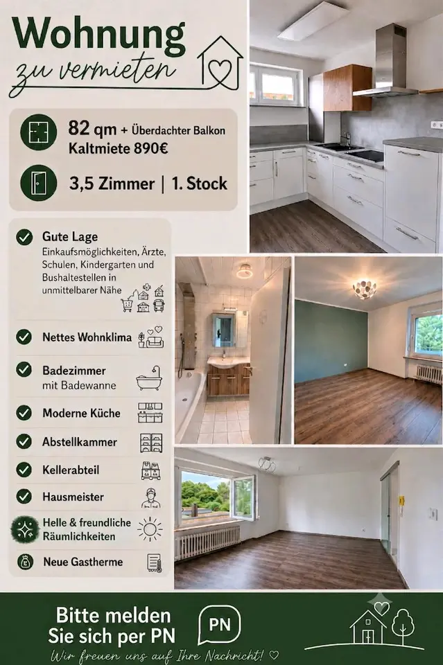 4 Zimmer Wohnung mit 75 m² in Amberg – Bild 9