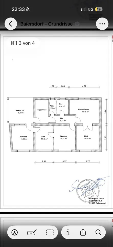 4 Zimmer Wohnung mit 100 m² in Erlangen – Bild 4
