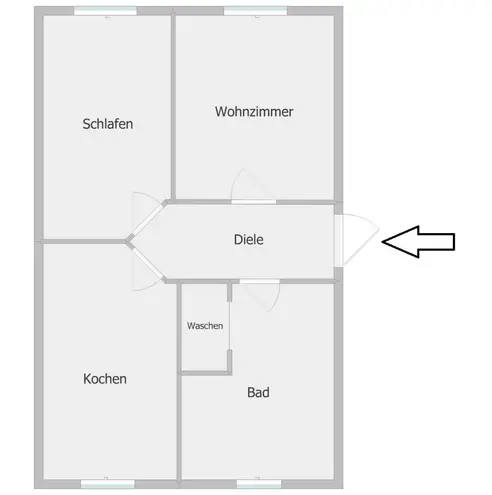 2 Zimmer Wohnung mit 70 m² in Essen – Bild 12