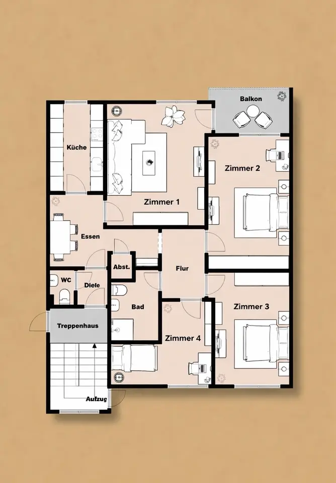 WG-Zimmer mit 96 m² in Villingen-Schwenningen – Bild 5