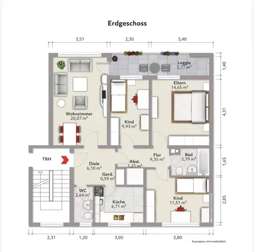 4 Zimmer Wohnung mit 90 m² in Braunschweig – Bild 10