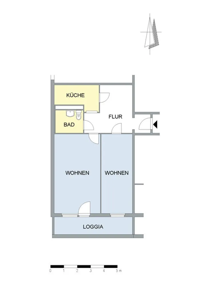 2 Zimmer Wohnung mit 60 m² in Neubrandenburg – Bild 4