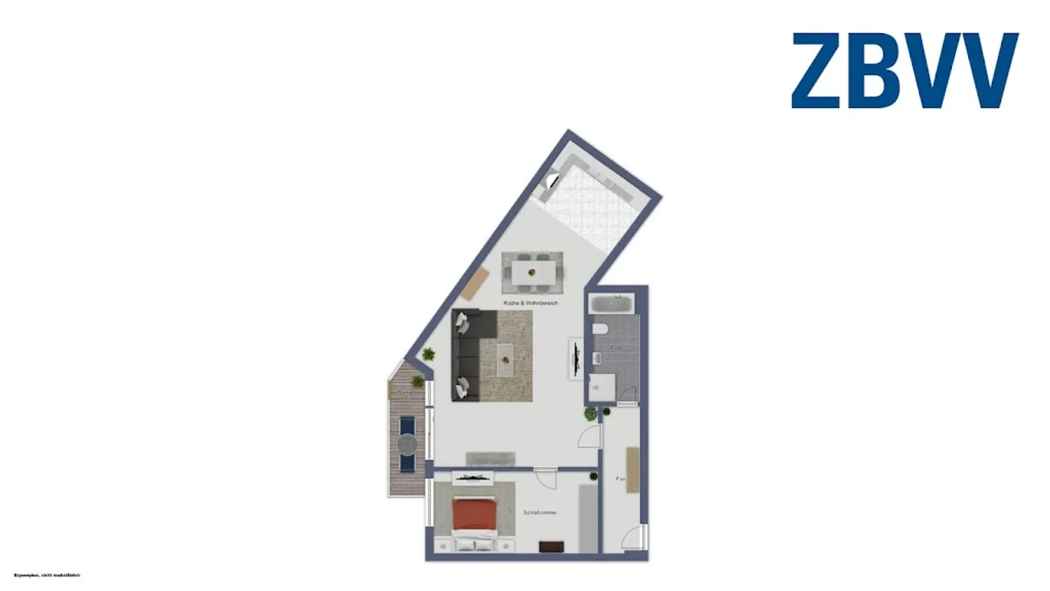 2 Zimmer Wohnung mit 83 m² in Frankfurt am Main – Bild 9