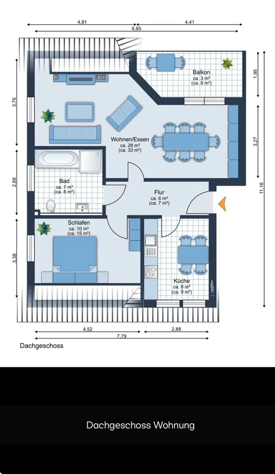 4 Zimmer Wohnung mit 101 m² in Wilhelmshaven – Bild 9