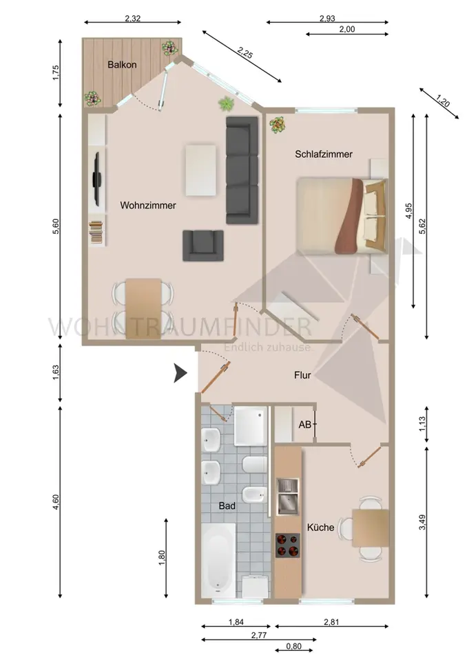 2 Zimmer Wohnung mit 62 m² in Zwickau – Bild 10