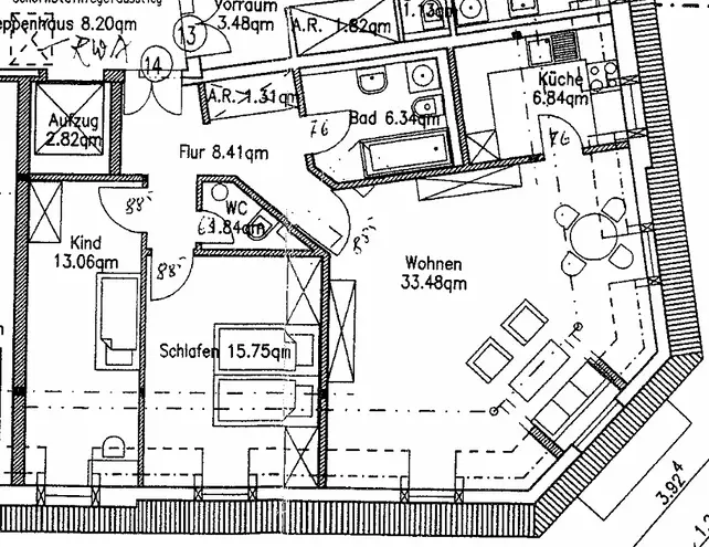 3 Zimmer Wohnung mit 80 m² in Leipzig – Bild 2