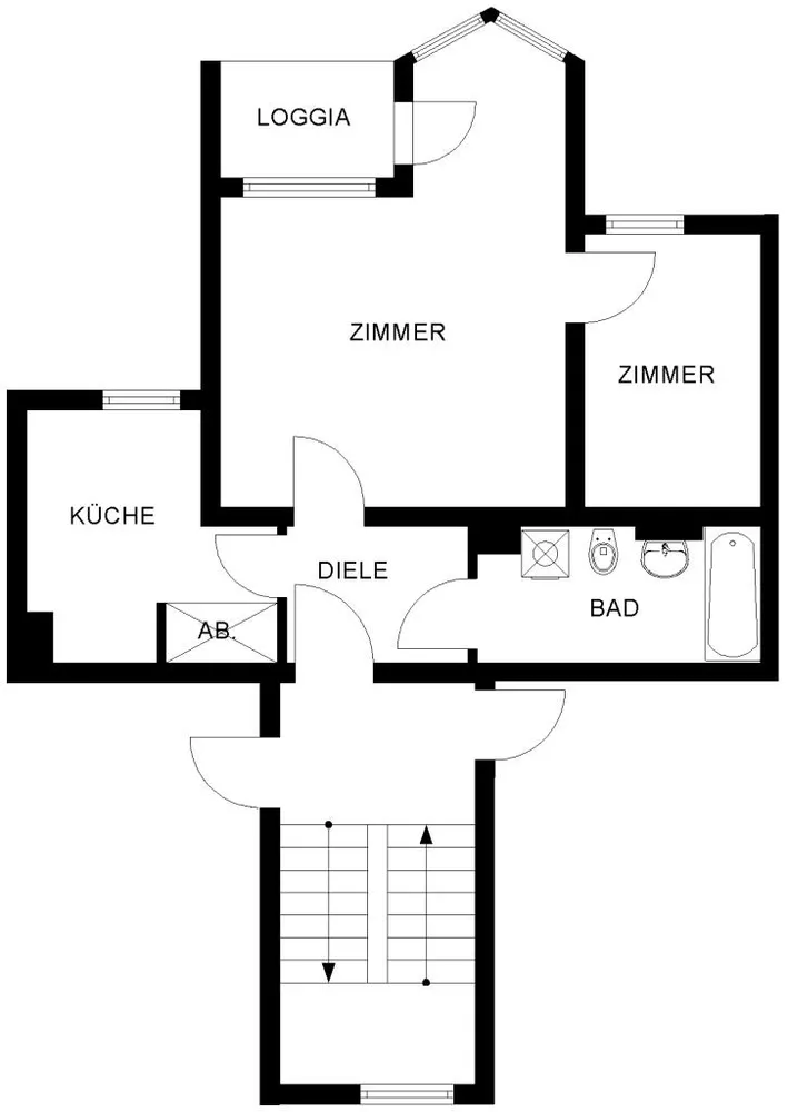 1 Zimmer Wohnung mit 49 m² in Bochum – Bild 2