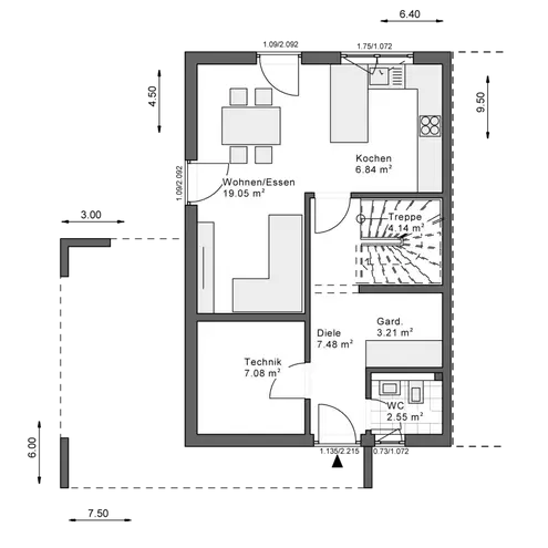 4 Zimmer Haus mit 100 m² in Aachen – Bild 2