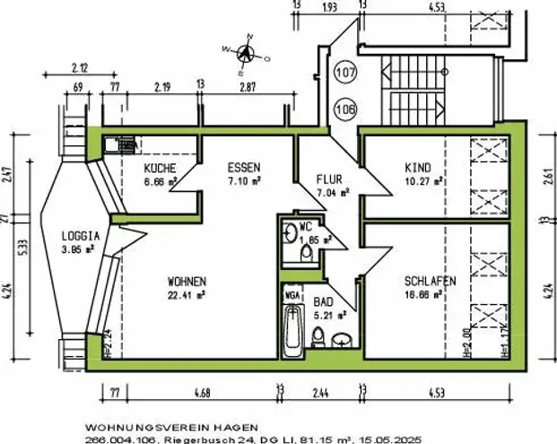 4 Zimmer Wohnung mit 80 m² in Hagen – Bild 5