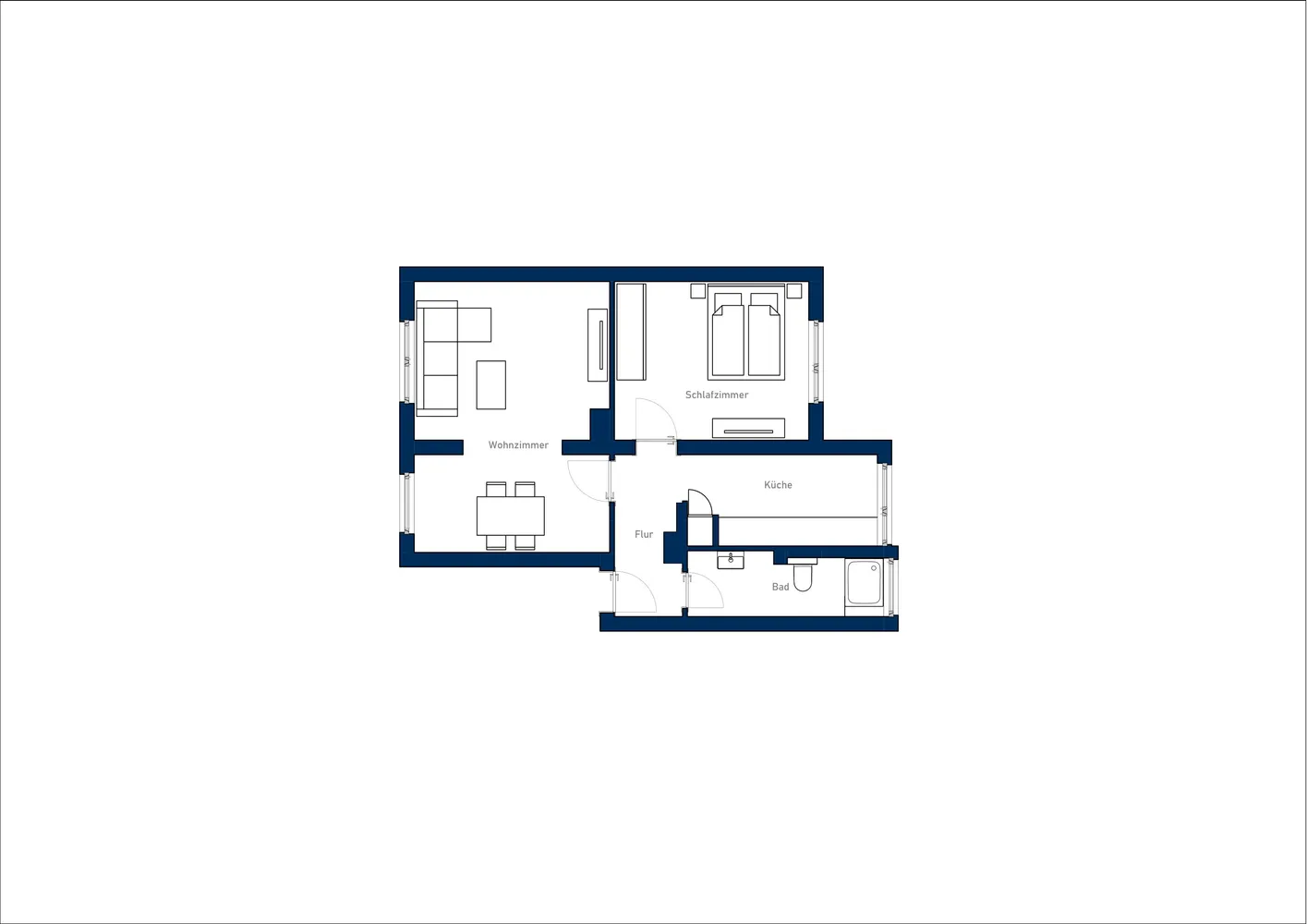 2 Zimmer Wohnung mit 52 m² in Krefeld – Bild 10