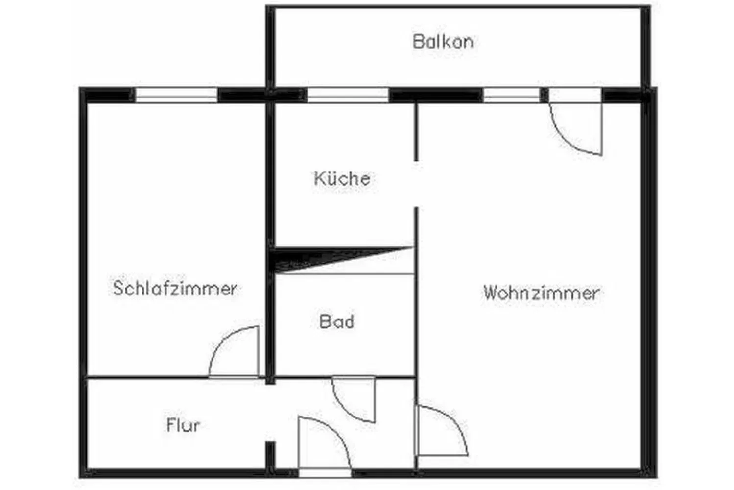 2 Zimmer Wohnung mit 53 m² in Plauen – Bild 2