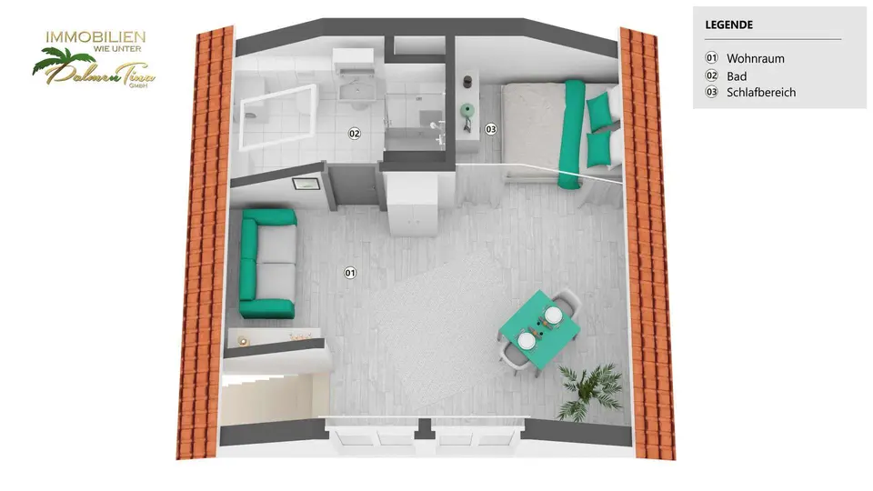2 Zimmer Wohnung mit 45 m² in Rosenheim – Bild 8