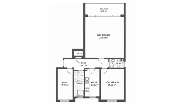 3 Zimmer Wohnung mit 78 m² in Bremen – Bild 10