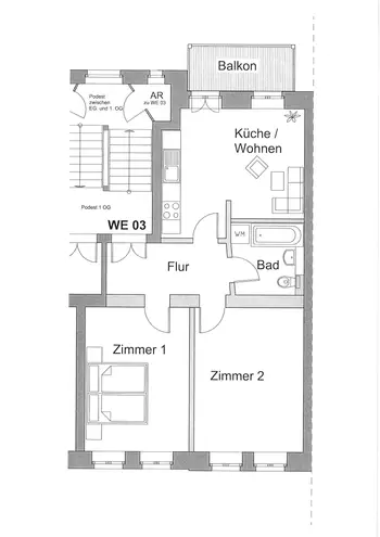 3 Zimmer Wohnung mit 65 m² in Leipzig – Bild 4