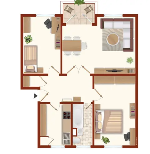 3 Zimmer Wohnung mit 68 m² in Bremen – Bild 7