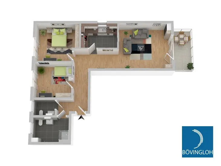 3 Zimmer Wohnung mit 90 m² in Gütersloh – Bild 9
