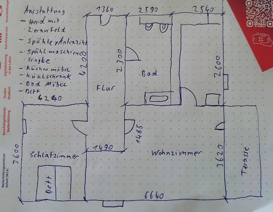 2 Zimmer Wohnung mit 57 m² in Lutherstadt Wittenberg – Bild 4