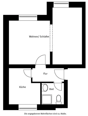 1 Zimmer Wohnung mit 37 m² in Leipzig – Bild 9