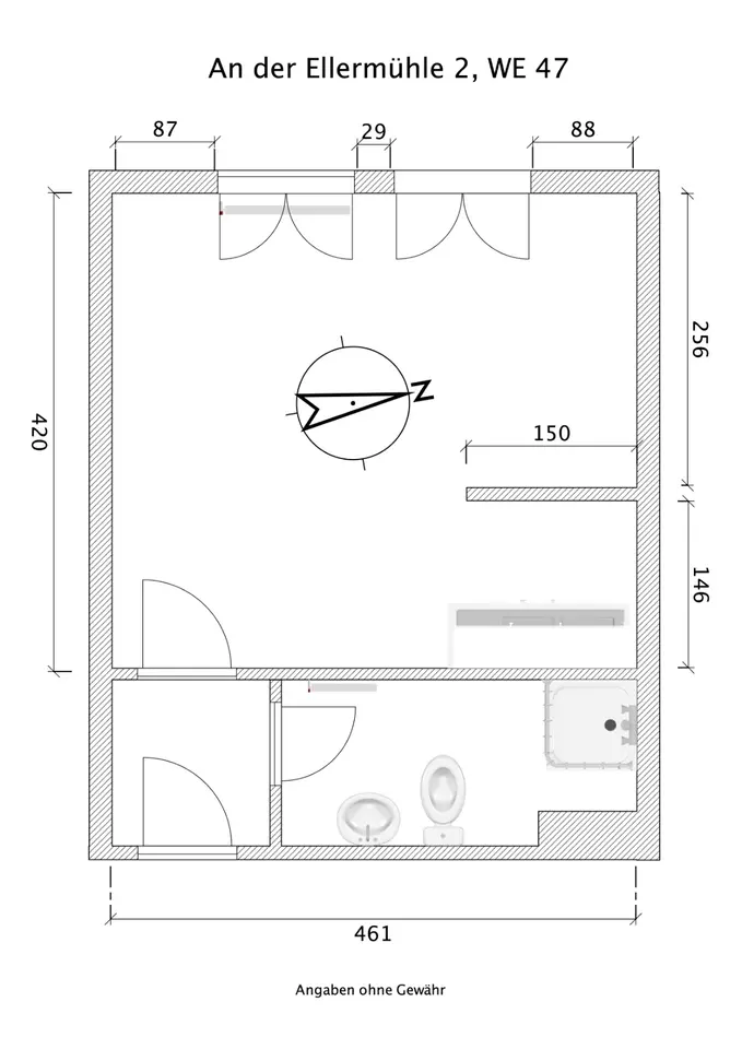 Studio mit 25 m² in Aachen – Bild 5