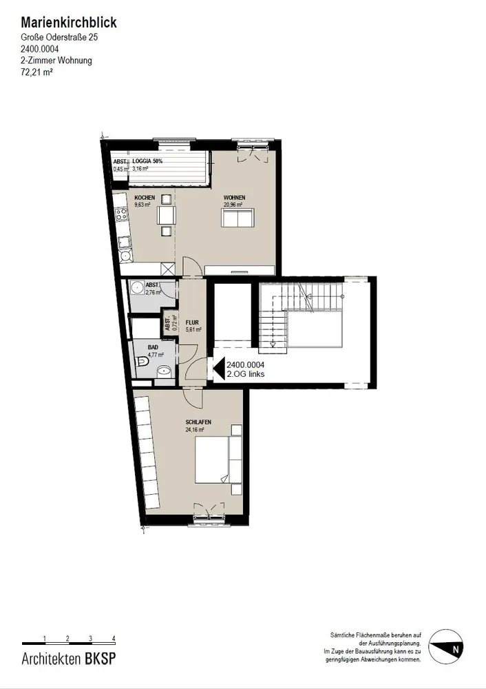 2 Zimmer Wohnung mit 72 m² in Frankfurt (Oder) – Bild 2