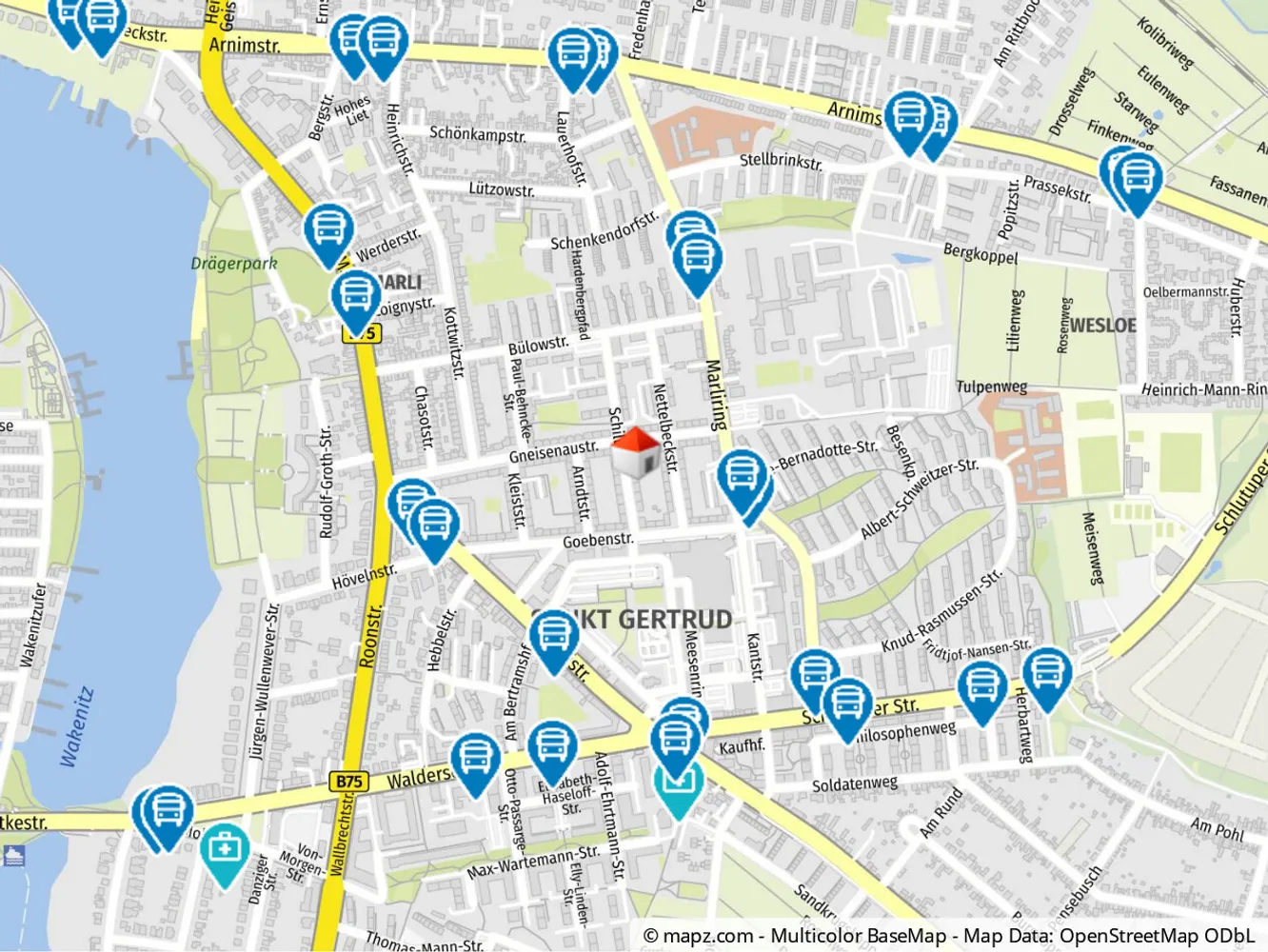 2 Zimmer Wohnung mit 43 m² in Lübeck – Bild 6