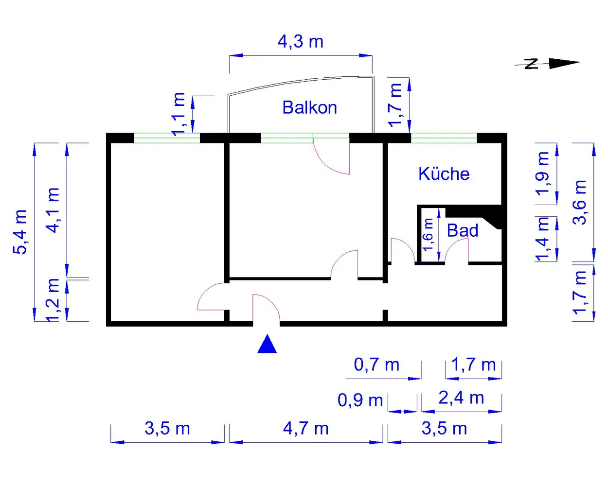 2 Zimmer Wohnung mit 64 m² in Magdeburg – Bild 5