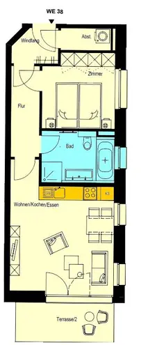 2 Zimmer Wohnung mit 55 m² in Leipzig – Bild 11