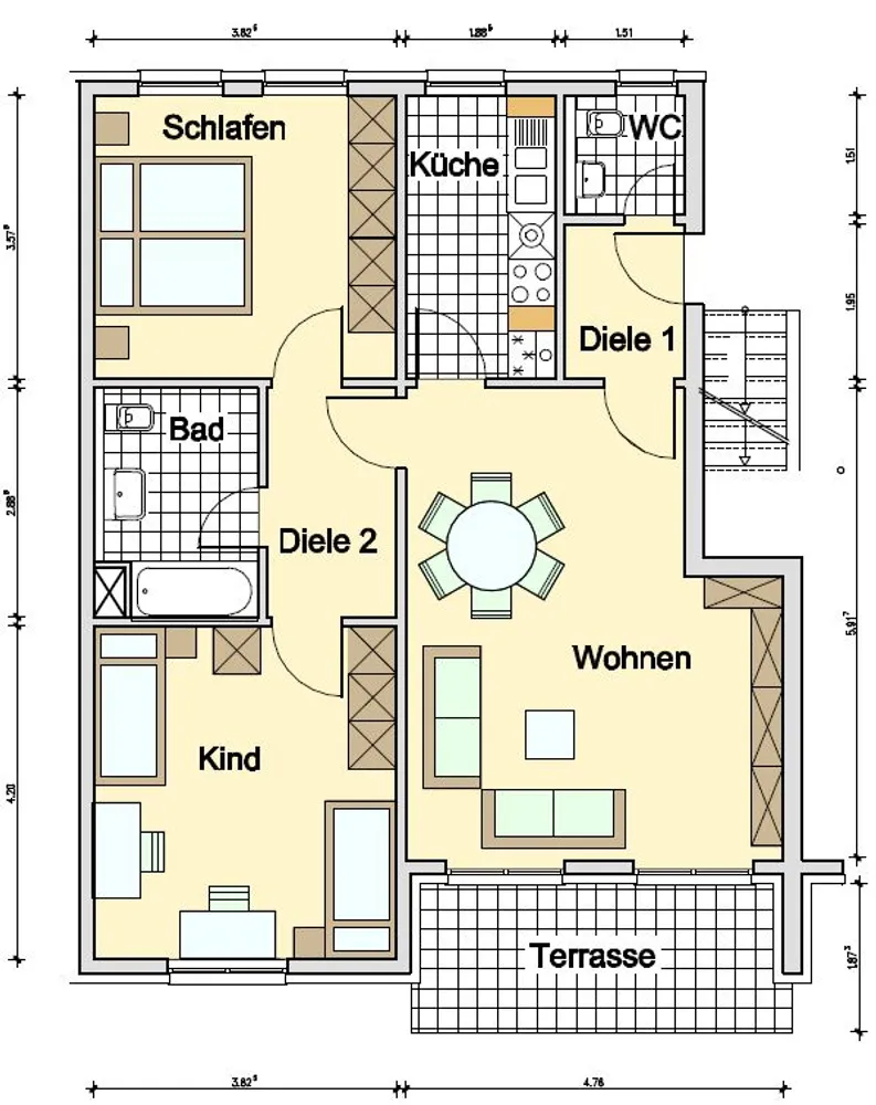 3 Zimmer Wohnung mit 82 m² in Bochum – Bild 3