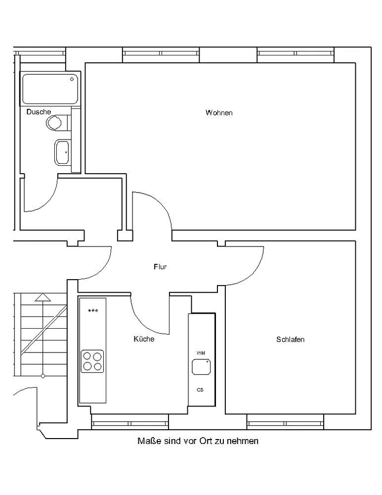 2 Zimmer Wohnung mit 54 m² in Braunschweig – Bild 2