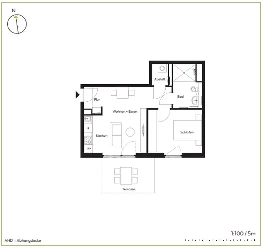 2 Zimmer Wohnung mit 48 m² in Hannover – Bild 2
