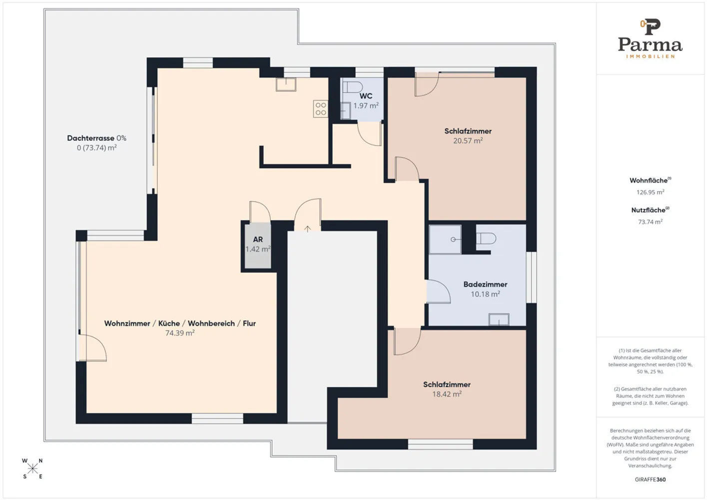 3 Zimmer Wohnung mit 128 m² in Düren – Bild 6