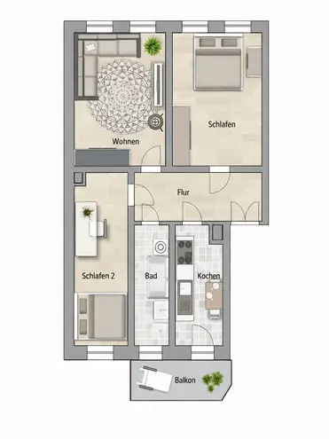 3 Zimmer Wohnung mit 76 m² in Leipzig – Bild 7