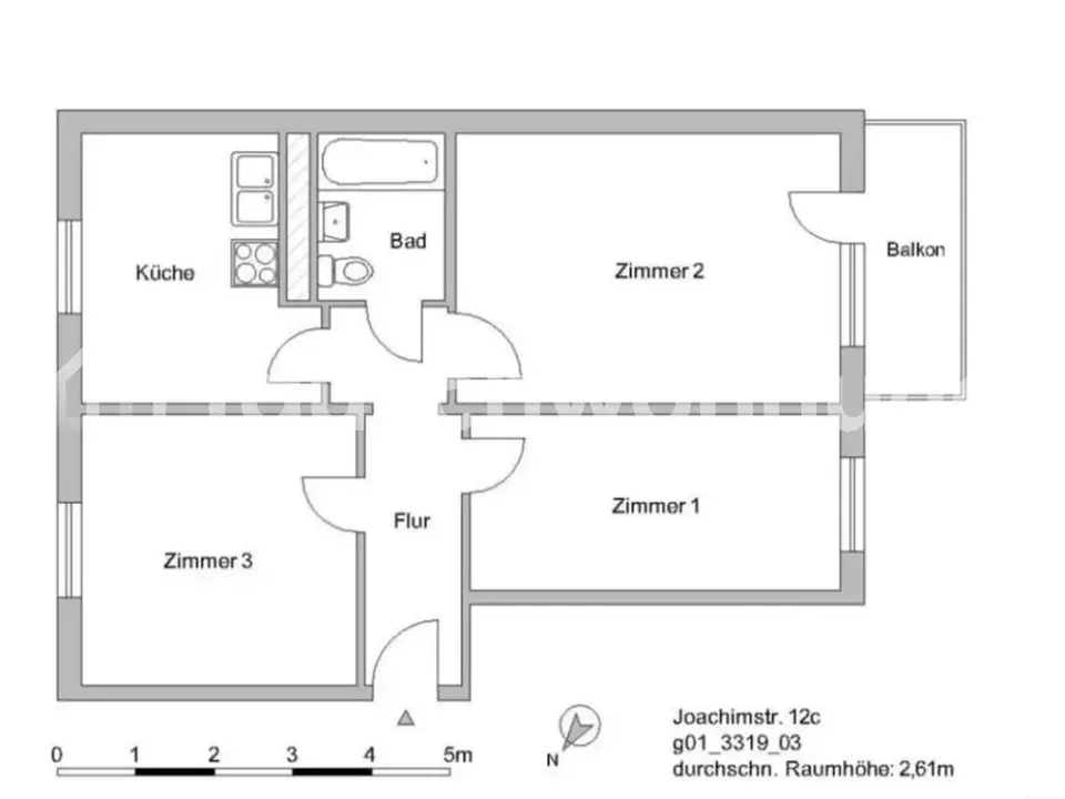 Studio mit 29 m² in Berlin – Bild 7