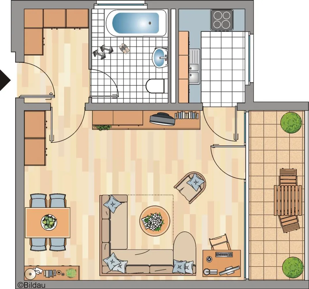 1 Zimmer Wohnung mit 44 m² in Bonn – Bild 3