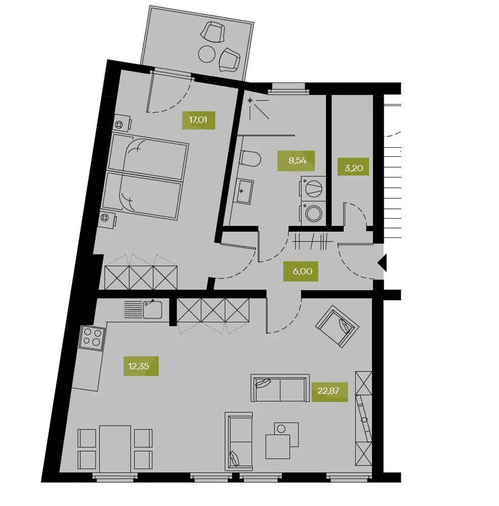 2 Zimmer Wohnung mit 72 m² in Halle (Saale) – Bild 11
