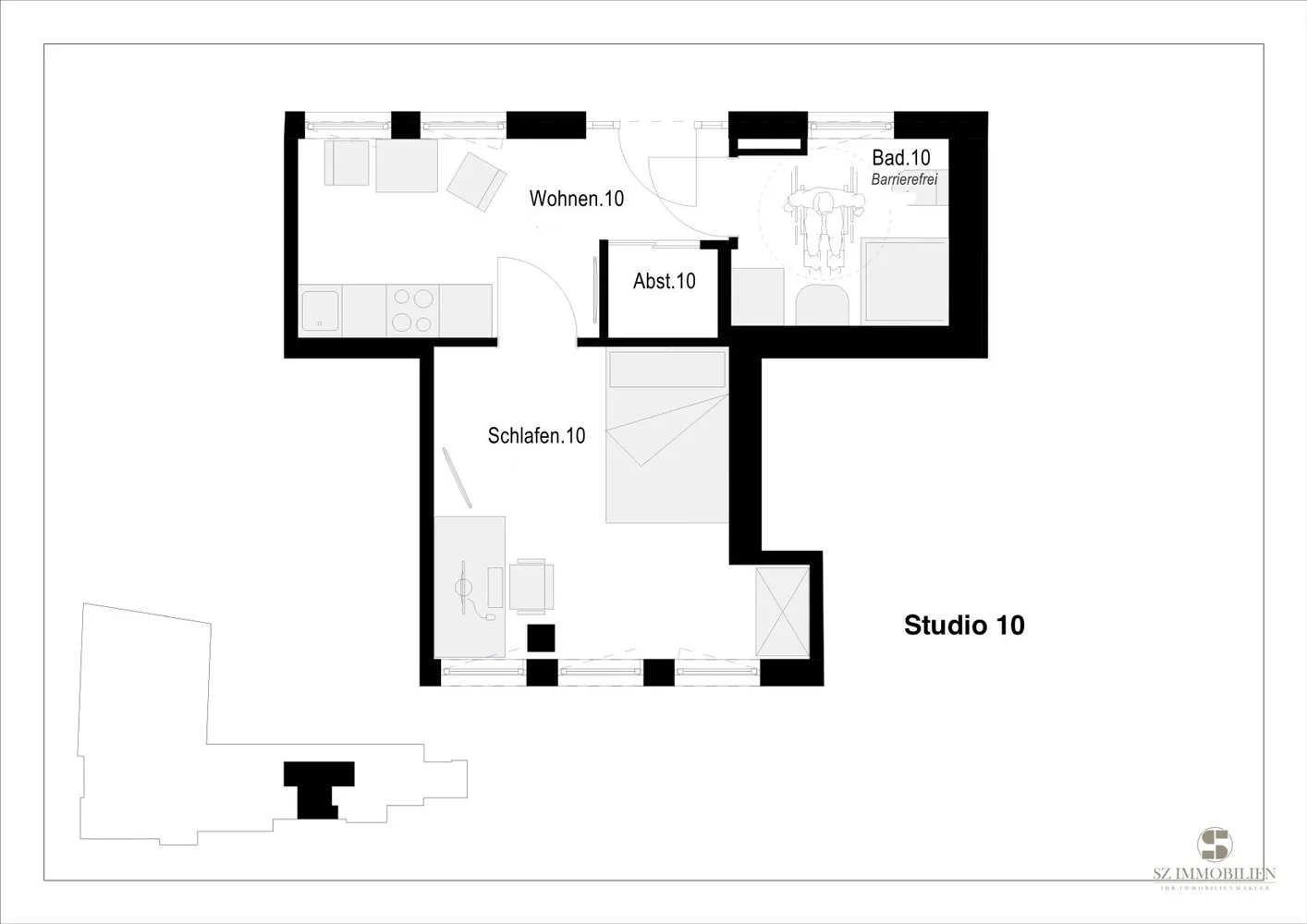 2 Zimmer Wohnung mit 32 m² in Wetzlar – Bild 8