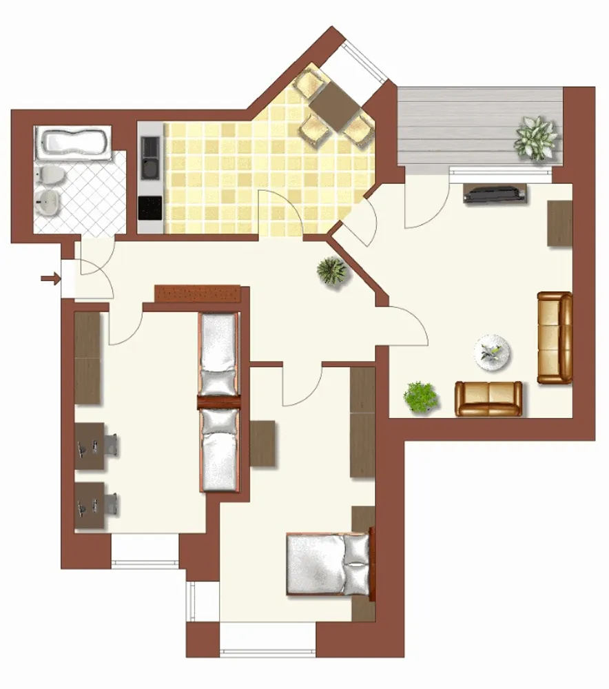 3 Zimmer Wohnung mit 88 m² in Osnabrück – Bild 2