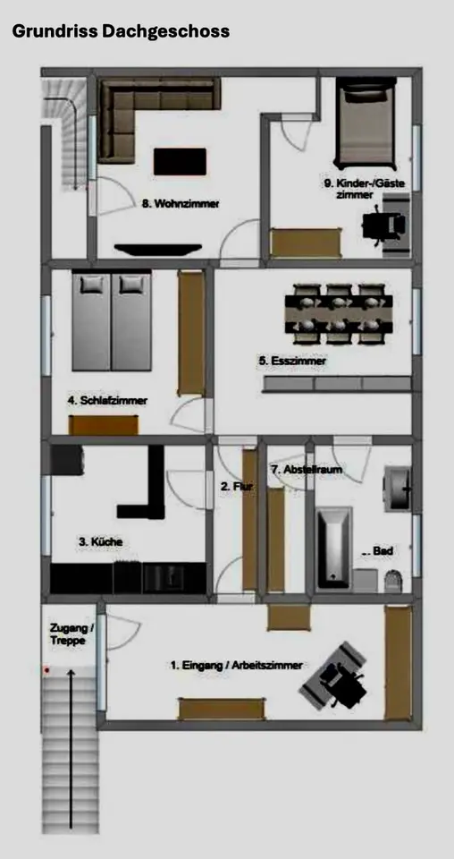 4 Zimmer Wohnung mit 130 m² in Michelstadt – Bild 4