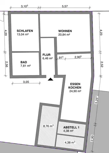 3 Zimmer Wohnung mit 75 m² in Wiesbaden – Bild 3