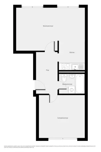 2 Zimmer Wohnung mit 49 m² in Halle (Saale) – Bild 8