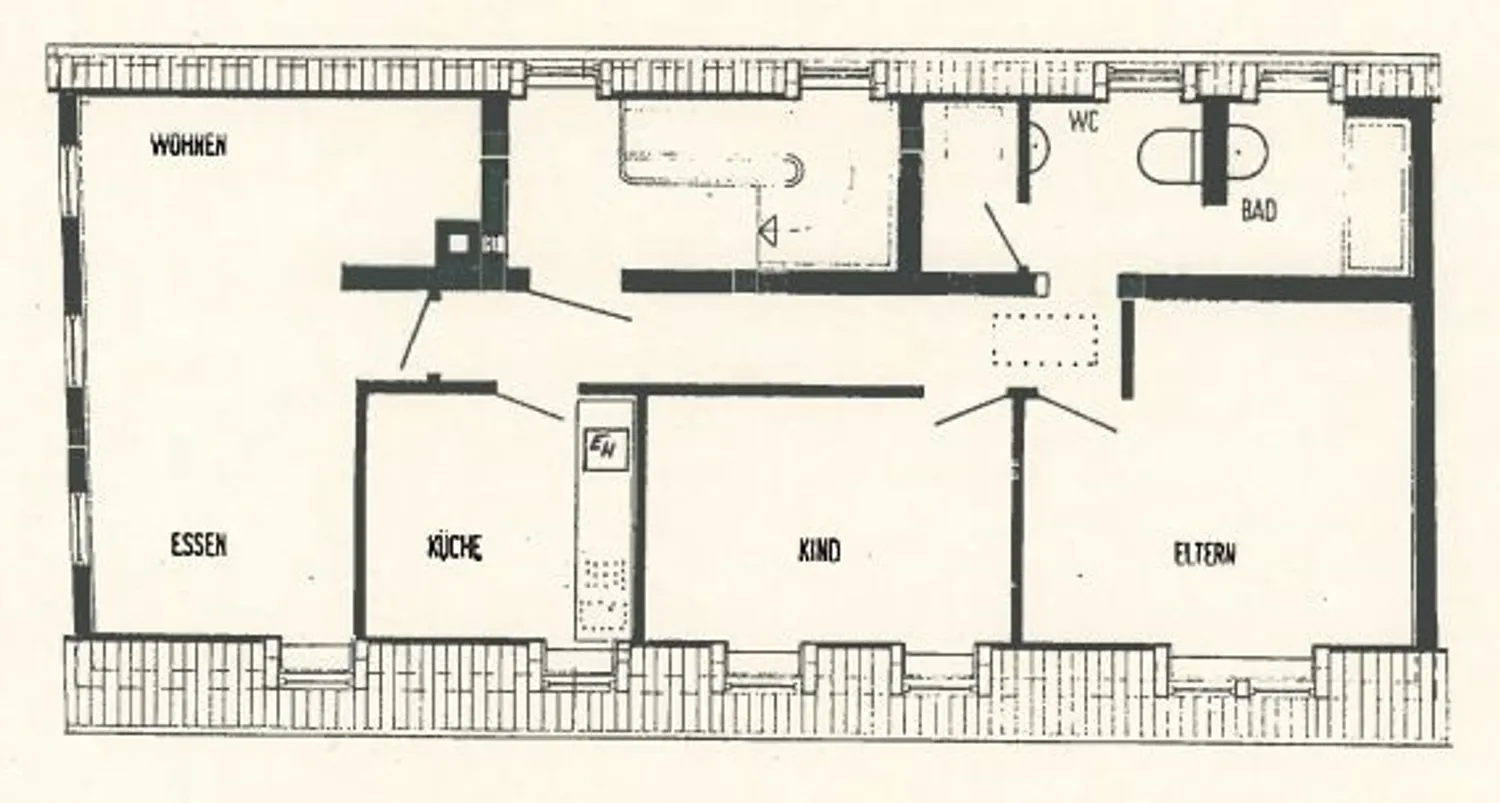 3 Zimmer Wohnung mit 58 m² in Stuttgart – Bild 2