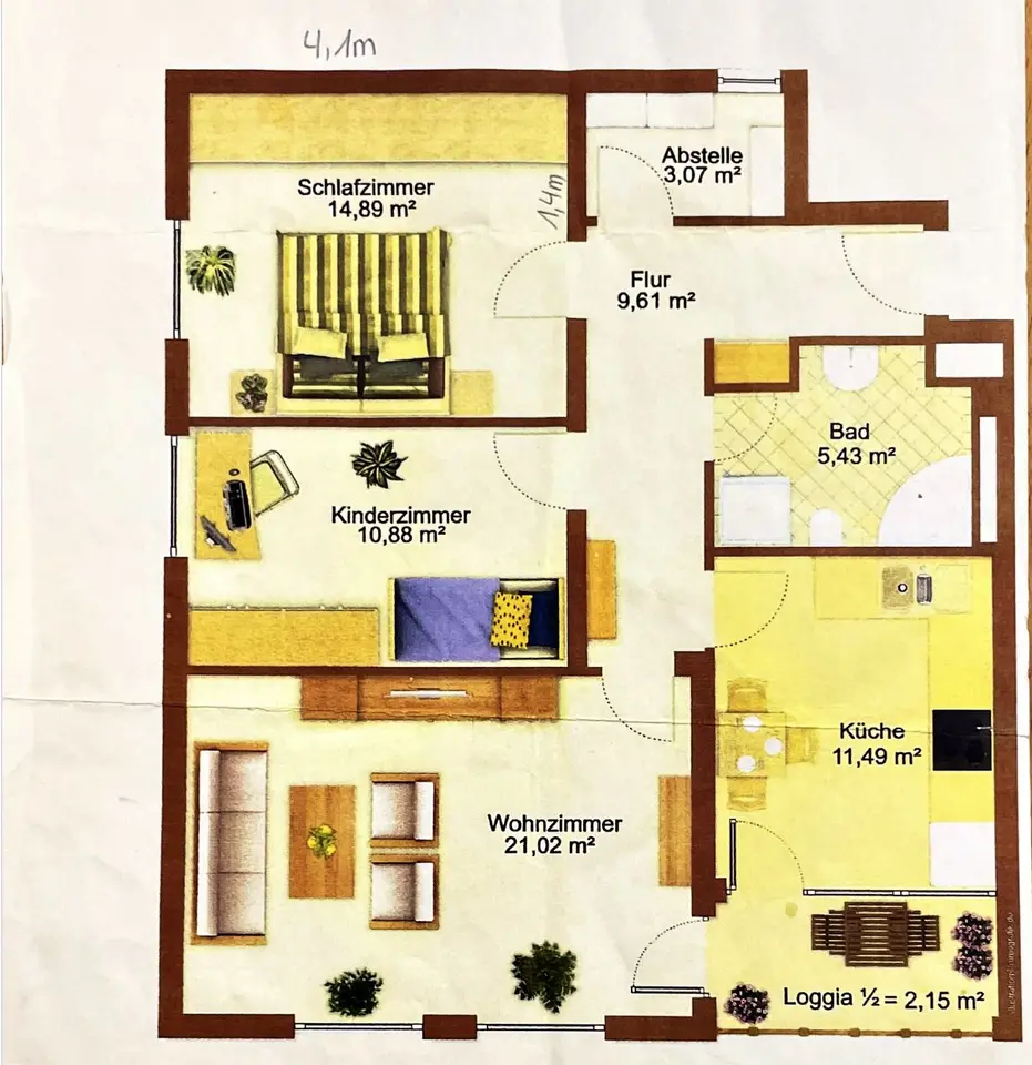 4 Zimmer Wohnung mit 79 m² in Rosenheim – Bild 8