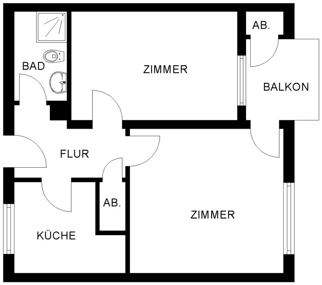 2 Zimmer Wohnung mit 50 m² in Bochum – Bild 4