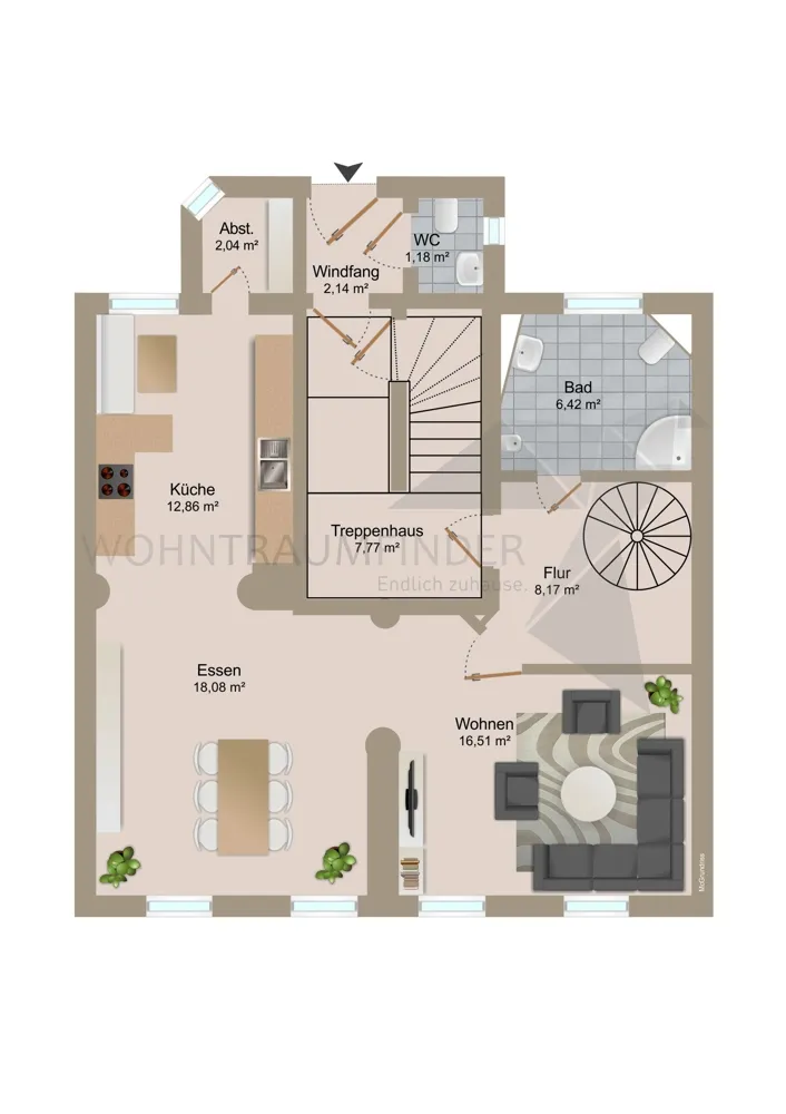 6 Zimmer Wohnung mit 130 m² in Zwickau – Bild 11