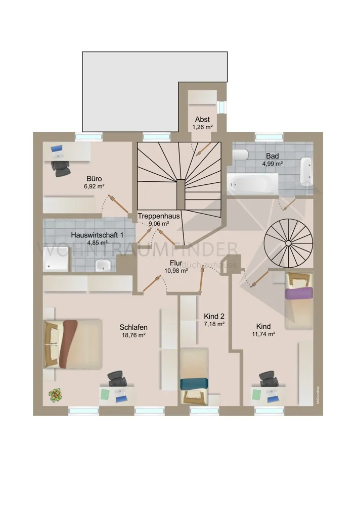 6 Zimmer Wohnung mit 130 m² in Zwickau – Bild 12