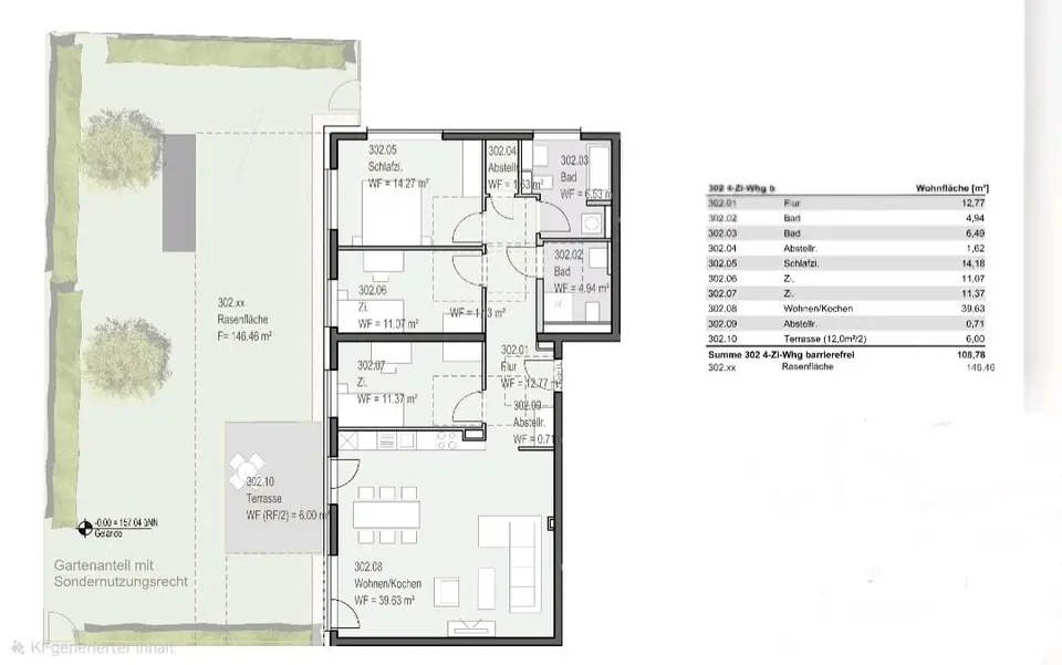 4 Zimmer Wohnung mit 109 m² in Offenburg – Bild 5